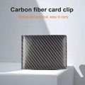 RFID Minimalist Credit ID Card Wallet Men's Slim Carbon Fiber Card Holder 