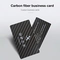 Wholesale special design real carbon fiber business VIP card  1