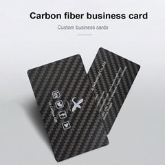 Wholesale special design real carbon fiber business VIP card 