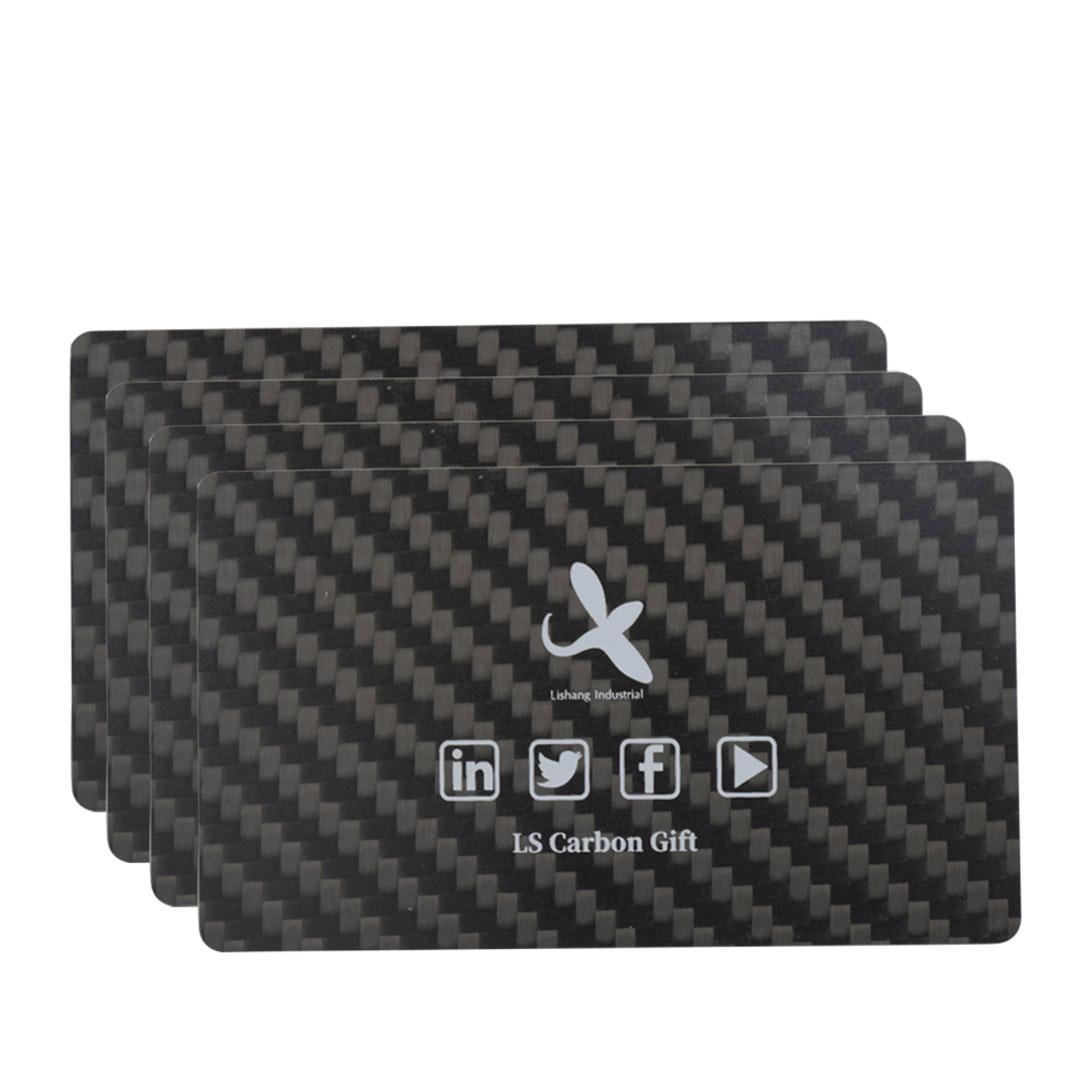 Wholesale special design real carbon fiber business VIP card  2