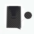 Back Pocket ID Carbon Fiber Card Holder RFID Blocking Slim Credit Card Wallet  4