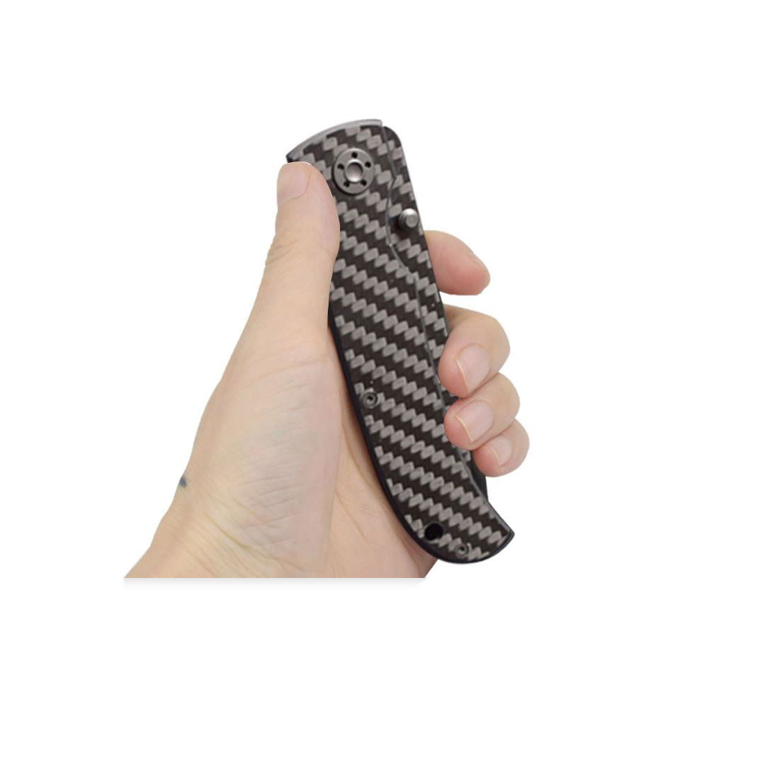 OEM Personalized Custom Gift Carbon Fiber Material Pocket Folding Folding Knife 