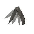 OEM Personalized Custom Gift Carbon Fiber Material Pocket Folding Folding Knife  3