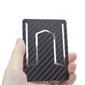 Customization Minimalist MIni size carbon fiber slim card holder for credit card 2