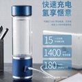 廠家直銷日本富氫水杯氫氧分離高濃度電解杯活氫養生禮品水素水杯