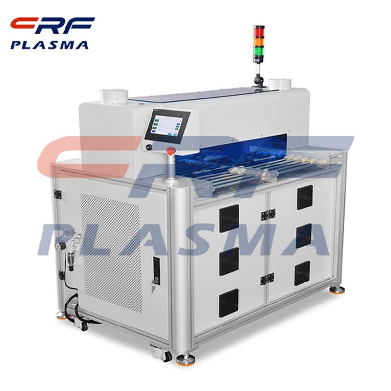 wide width linear plasma cleaner plasma surface treatment machine