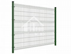 European Residential Anit Climb 3D Panel Fence