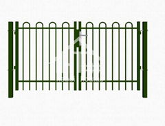 Ecnomic Feild Powder Coated Deco Garden Gate