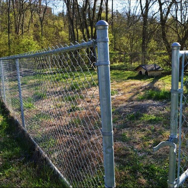 Galvanized and PVC Coated Rhombus Chain Link Fence 5