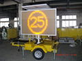 Mobile traffic led sign