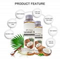 100 ml Organic Fractionated Hair Beauty Oil Skin Moisturizer Virgin Coconut oil 3