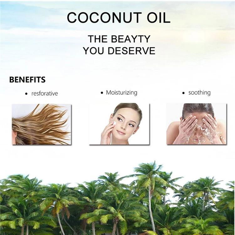 100 ml Organic Fractionated Hair Beauty Oil Skin Moisturizer Virgin Coconut oil 5