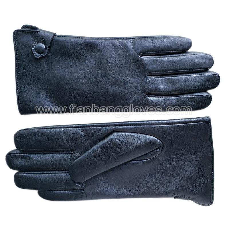 Classic women's  Lambskin nappa Leather Gloves 4