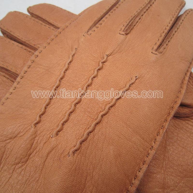 classic handsewn deerskin men's leather gloves 3