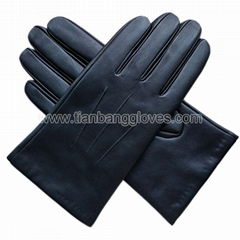 cashmere lined sheep nappa leather touchcreen gloves