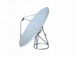 Six Panel Construction Satellite Dish