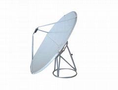 Six Panel Construction Satellite Dish Antenna For Reception Of c Band