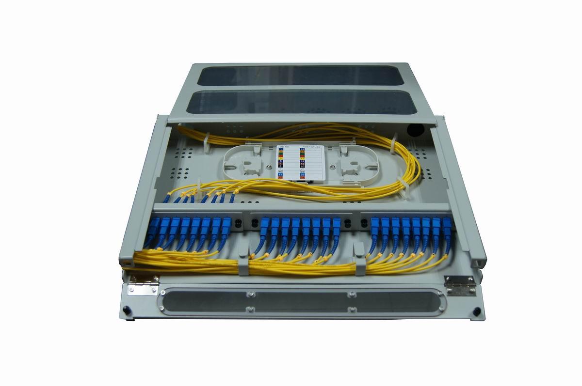 FLK-FTB-RTC Series Fiber termination Box with Transparent cover Fixed Rack-mount 2