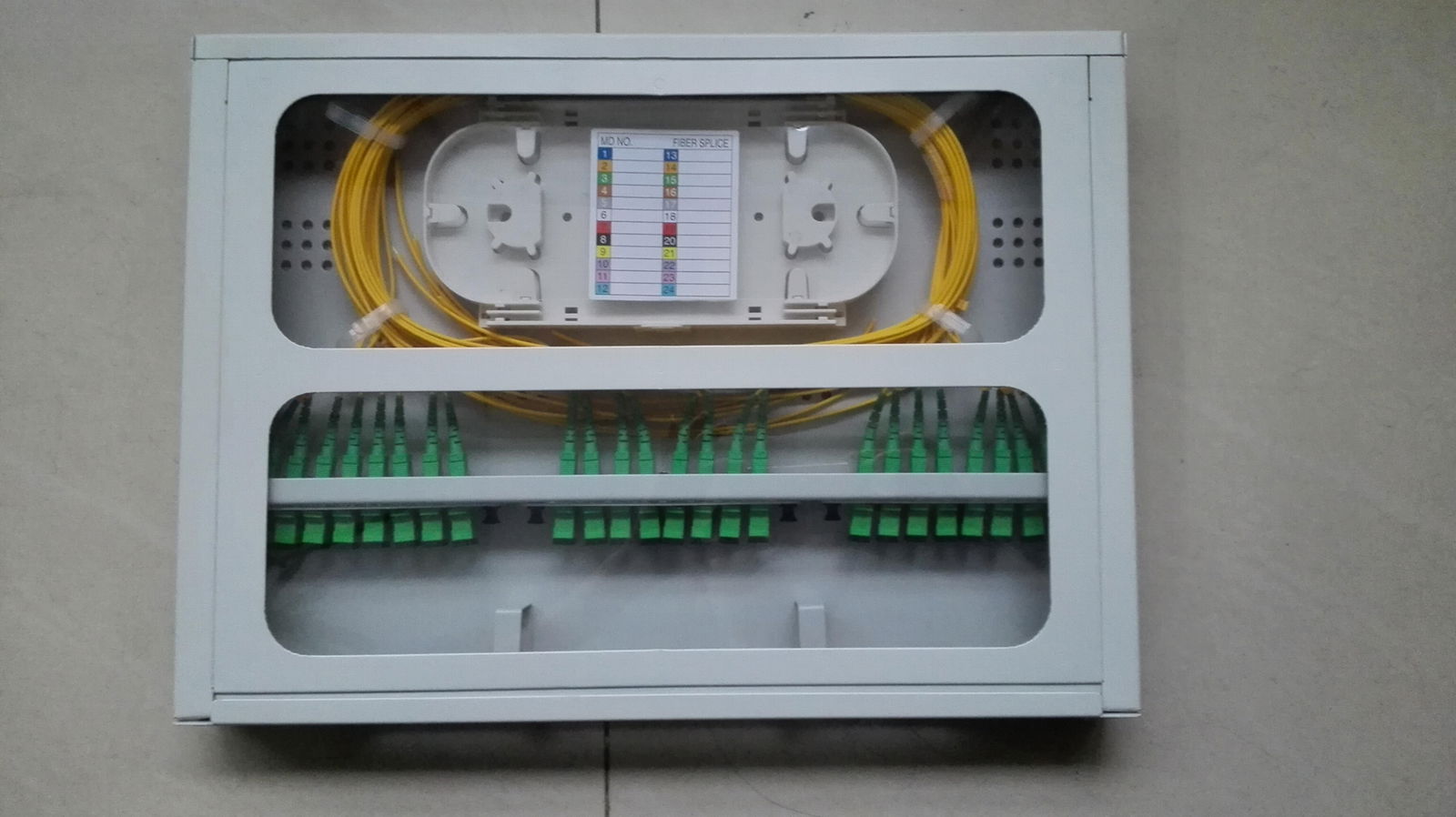 FLK-FTB-RTC Series Fiber termination Box with Transparent cover Fixed Rack-mount 5