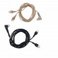 2pin or 3-Pin Cord Cable for pocket hearing aids 1