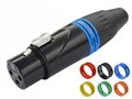 3-Pin XLR Female Cable Connector