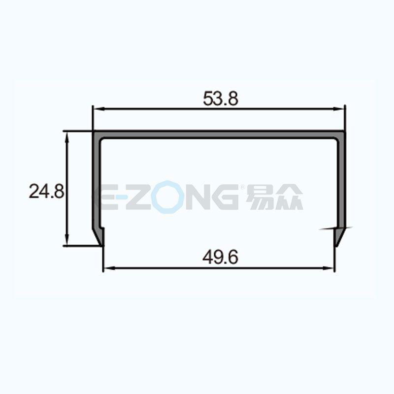 JH014B Aluminum profile for corner