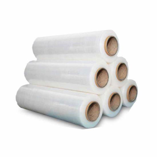 Customized Printed pe transparent protective packaging film cellophane wrap roll 5