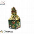 New Design Glossy Die Cut Christmas Paper Box 1