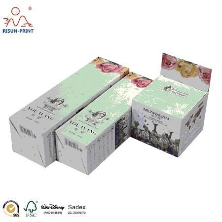 Paper Box Printing UV Coating Elegant Packaging Cosmetic Box 3