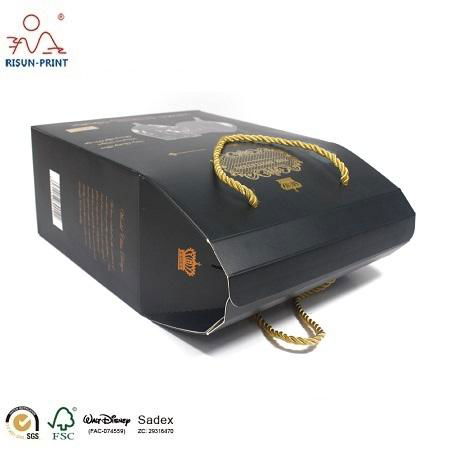 Well Designed wine box packaging package gift box black 3