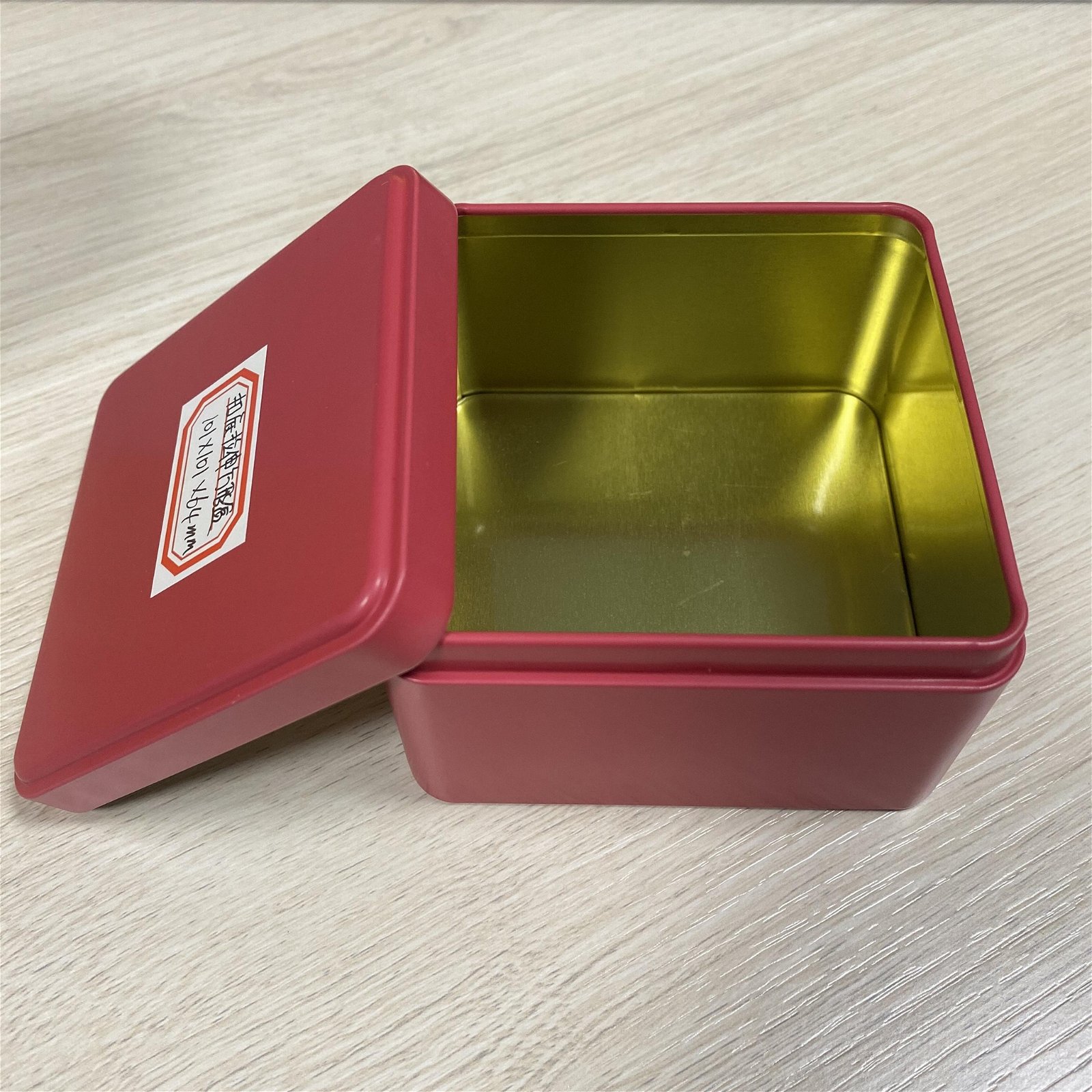 馬口鐵方形糖果盒 餅乾盒 2