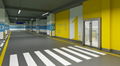 南京達尊道路地下停車場地下車庫劃線及牆柱面顏色分區 2