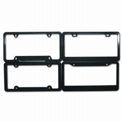 Ul carbon fiber license plate frame   American license plate frame