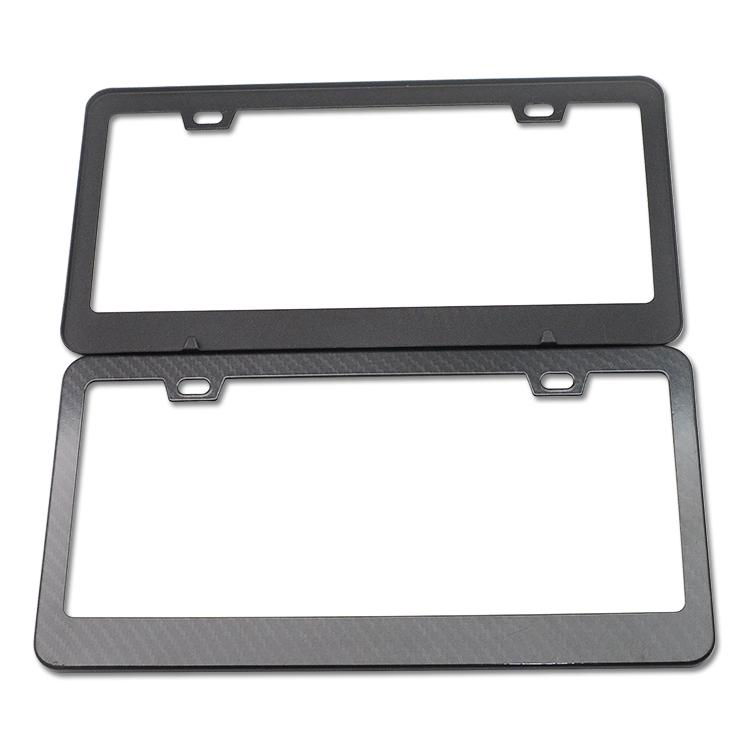 Ul carbon fiber license plate frame   American license plate frame    2