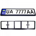 Embedded Russia European license plate frame  Russia License Plate Frame   2
