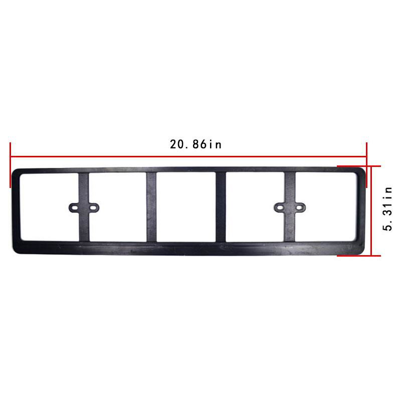 Embedded Russia European license plate frame  Russia License Plate Frame   3