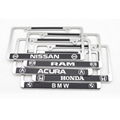 American stainless steel carbon fiber license plate frame  