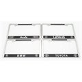 American stainless steel carbon fiber license plate frame  