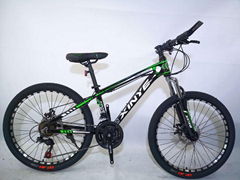 Adolescent student adult mountain bike Variable speed cross-country racing cycle