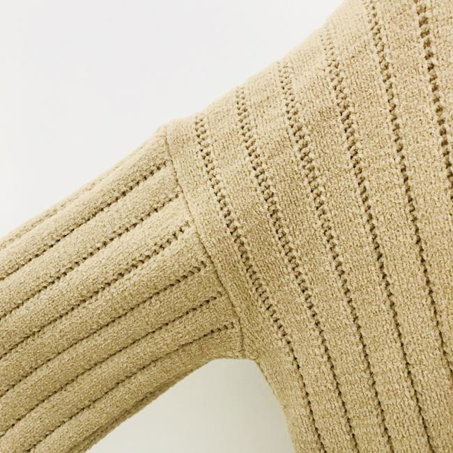 Autumn winter fashion pullover woman crew-neck cashmere sweater trouser suit  3
