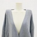Hot selling V-Neck long sleeve soft knitted women's cardigan  5