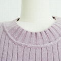 Women's long knit pullover sweater 5