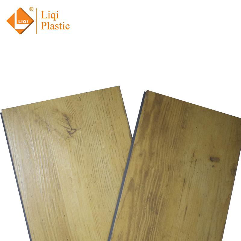 Click Lock Commercial Wooden LVT click colorful vinyl flooring