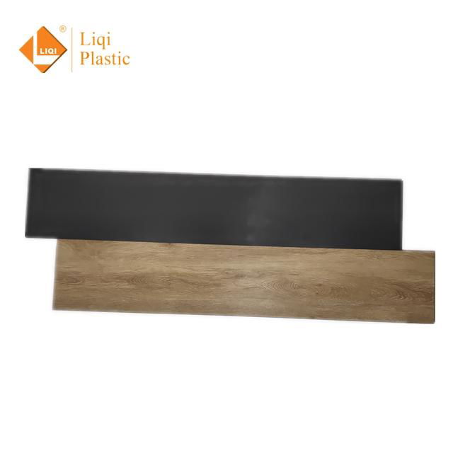 Cheap waterproof vinyl plank LVT click PVC plank tiles customized dining room 3