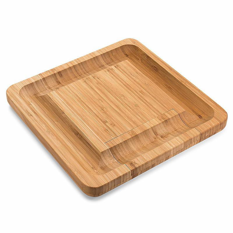 Bamboo Board with Cutlery Set 2