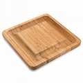 Bamboo Board with Cutlery Set 2