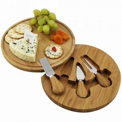 Round cheese plate