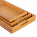 Bamboo tea tray