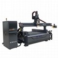 Disc Automatic Tool Changer CNC Router with Rotary Axis 4