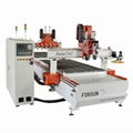 Custom Double Working Table CNC Router with Oscillating Knife + Multi-spindle 1